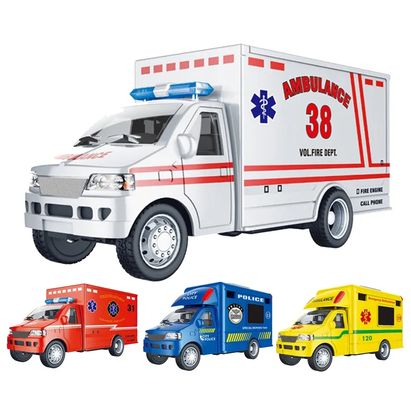 45728 diecast police car detail