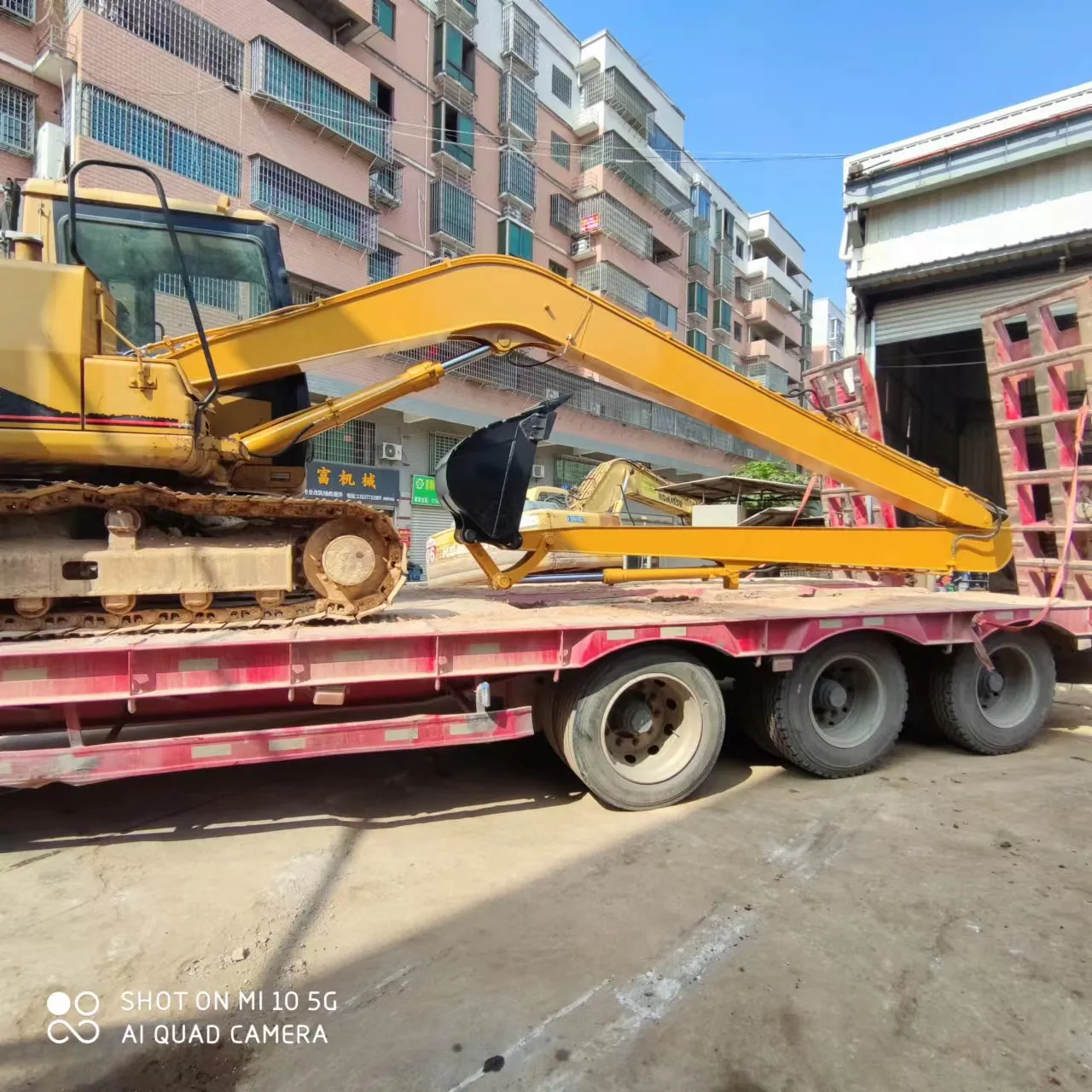 45738 long reach excavator diecast moving parts