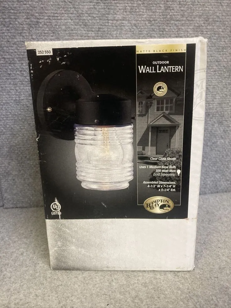 45807 hampton bay black lantern installation