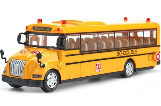 45810 school bus toy diecast interior