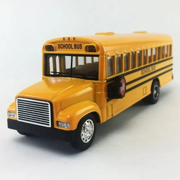 45810 school bus toy diecast paint