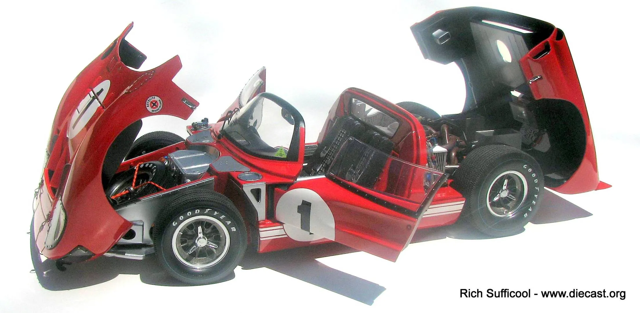 45832 ford gt40 diecast 4x4 collection