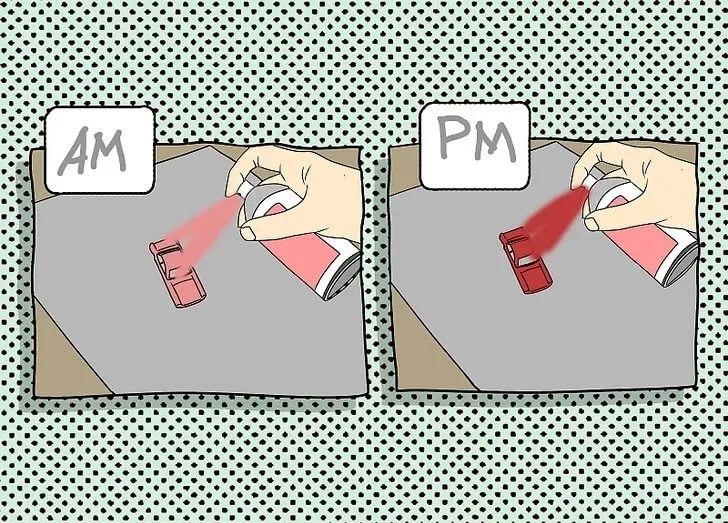 45837 applying base coat