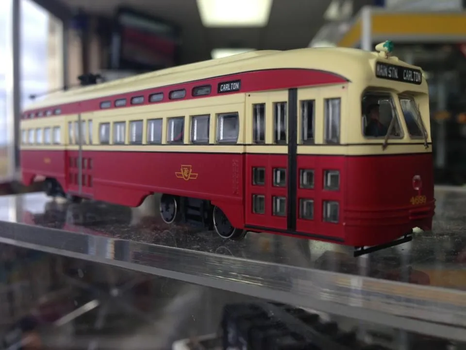 45850 streetcar collection display