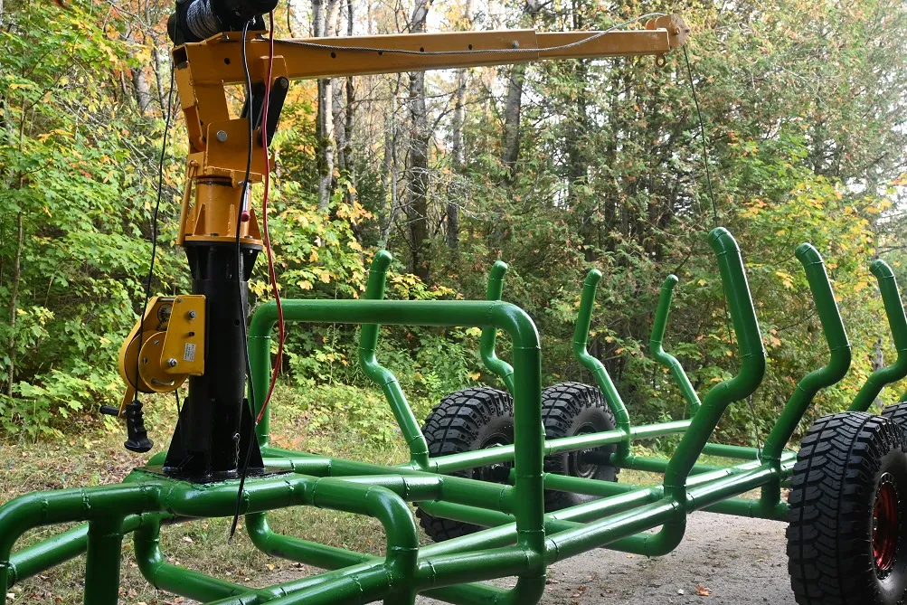 45885 diecast log trailer design