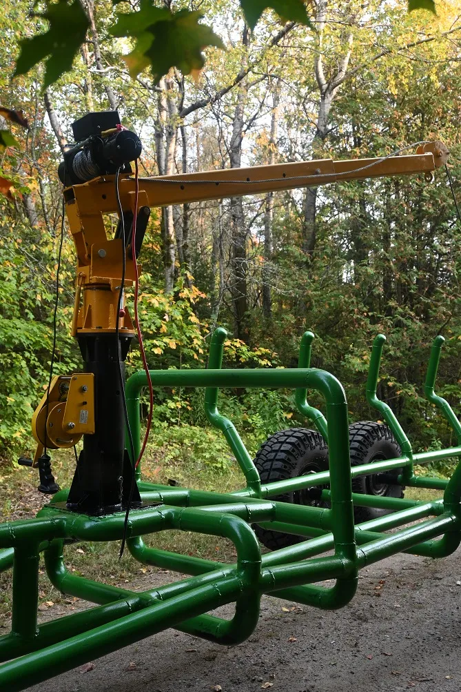 45885 diecast log trailer mechanism