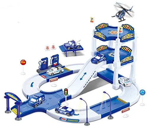 45907 police city station playset overview