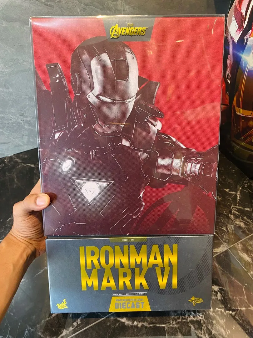 45965 hot toys iron man mark 6 light up