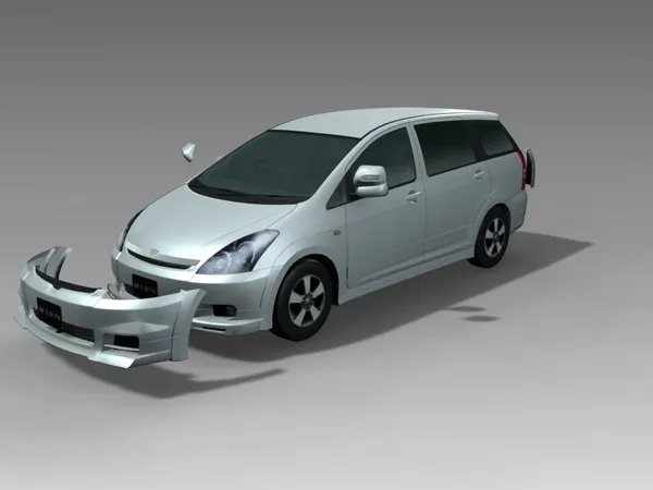 45997 toyota wish diecast collection
